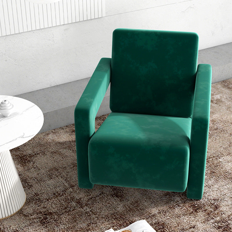 Contemporary 27.56 "sedia a braccio quadrato di spugna fissata larga