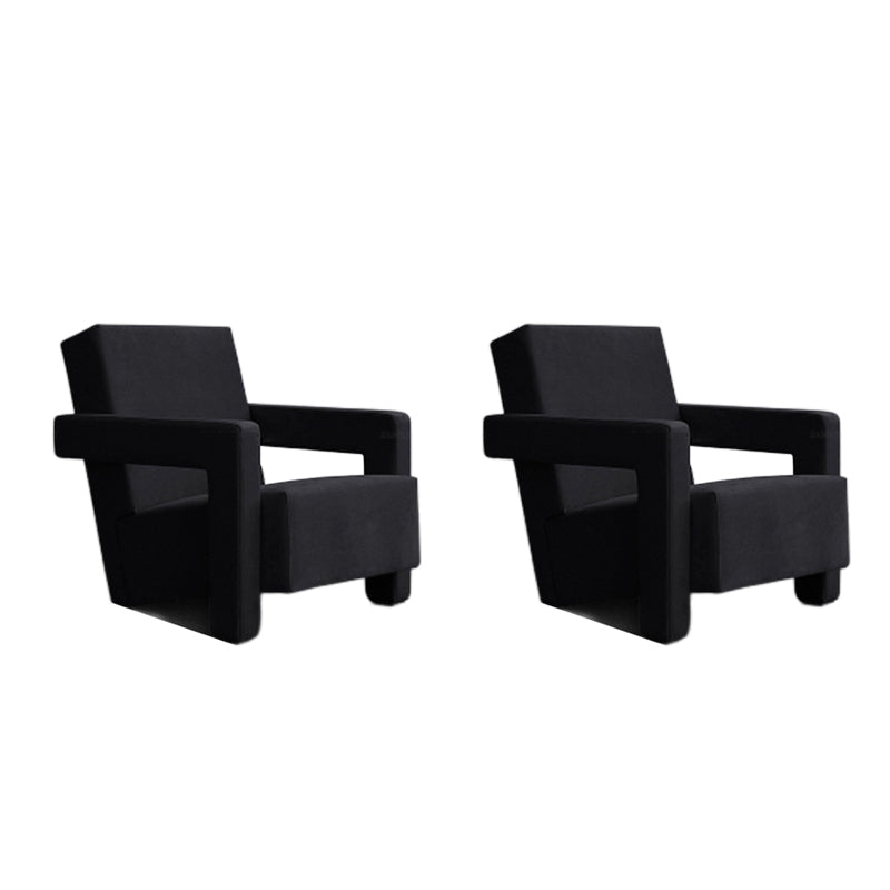 Contemporary 27.56 "sedia a braccio quadrato di spugna fissata larga