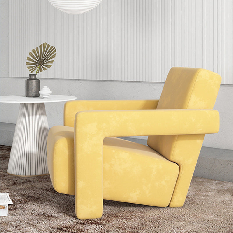 Contemporary 27.56 "sedia a braccio quadrato di spugna fissata larga