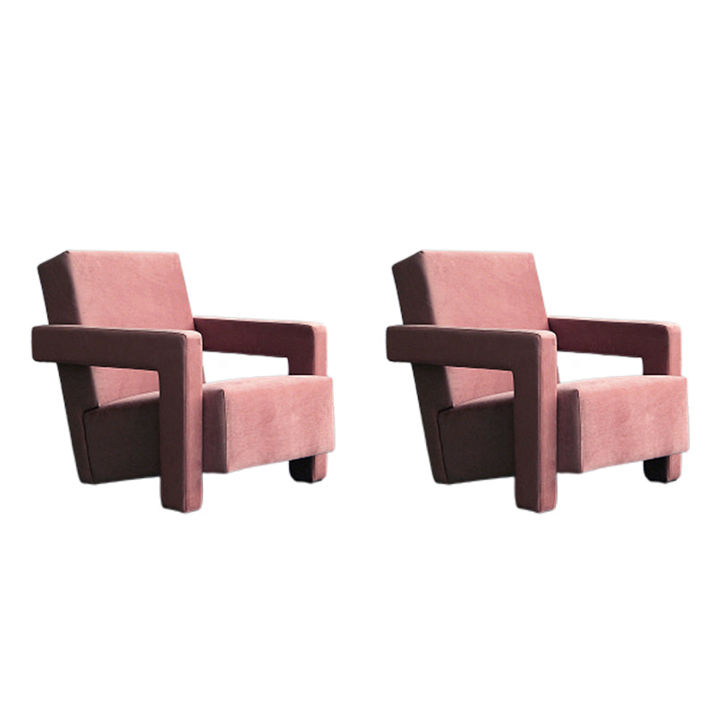 Contemporary 27.56 "sedia a braccio quadrato di spugna fissata larga