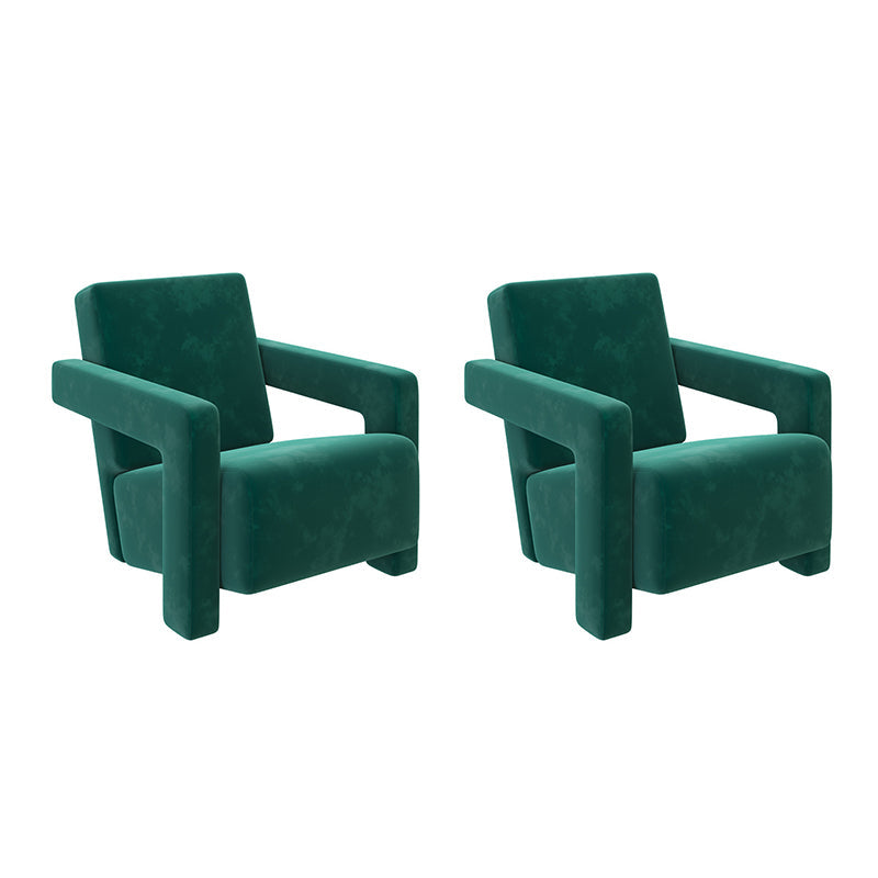 Contemporary 27.56 "sedia a braccio quadrato di spugna fissata larga