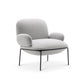 Contemporary 32.3"Wide Velvet Fixed Back Sponge 4 Legs Arm Chair Off-White 1 Piece Clearhalo 'Accent Chairs' 'accent_chairs' 'Chairs & Seating' 'furn' 'furn_accent_chairs' 'Furniture' 'Living Room Furniture' 5708312
