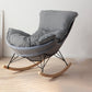 Modern Rocking Chair Solid Wood Rocker Chair with Light Legs