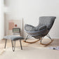 Modern Rocking Chair Solid Wood Rocker Chair with Light Legs