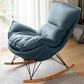 Modern Rocking Chair Solid Wood Rocker Chair with Light Legs