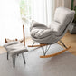 Modern Rocking Chair Solid Wood Rocker Chair with Light Legs