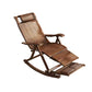Solid Wood Rocking Chair Bamboo with Padded Seat Rocker Chair Ergonomic Tan Clearhalo 'Chairs & Seating' 'furn' 'furn_rocking_chairs' 'Furniture' 'Living Room Furniture' 'Rocking Chairs' 'rocking_chairs' 5708635