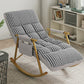 Modern Recliner Chair Upholstered Recliner Chair for Living Room Grey Gold Clearhalo 'Chairs & Seating' 'furn' 'furn_rocking_chairs' 'Furniture' 'Living Room Furniture' 'Rocking Chairs' 'rocking_chairs' 5708675