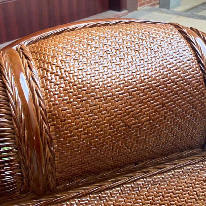 Chaise de fauteuil inclinable traditionnel chaise inclinable en rotin / en osier pour le salon