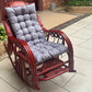 Chaise de fauteuil inclinable traditionnel chaise inclinable en rotin / en osier pour le salon
