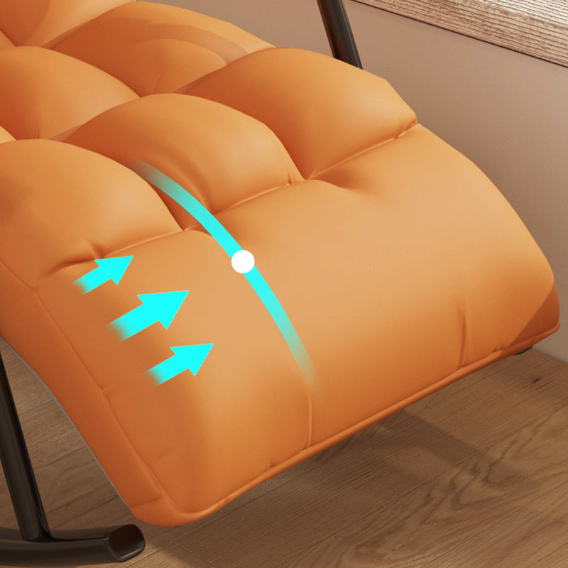 Contemporary Rocking Chair Wing Back Rocker Chair with Seat Cushion Clearhalo 'Chairs & Seating' 'furn' 'furn_rocking_chairs' 'Furniture' 'Living Room Furniture' 'Rocking Chairs' 'rocking_chairs' 5709010