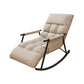 Contemporary Rocking Chair Wing Back Rocker Chair with Seat Cushion Beige Clearhalo 'Chairs & Seating' 'furn' 'furn_rocking_chairs' 'Furniture' 'Living Room Furniture' 'Rocking Chairs' 'rocking_chairs' 5709011