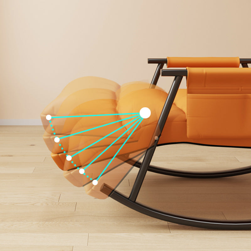 Contemporary Rocking Chair Wing Back Rocker Chair with Seat Cushion Clearhalo 'Chairs & Seating' 'furn' 'furn_rocking_chairs' 'Furniture' 'Living Room Furniture' 'Rocking Chairs' 'rocking_chairs' 5709016