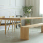 Natural Dining Table Rectangle Contemporary Style Solid Wood Dinner Table Clearhalo 'Dining Tables & Seating' 'Dining Tables' 'dining_table' 'furn' 'furn_dining_table' 'Furniture' 'Kitchen & Dining Furniture' 5709396
