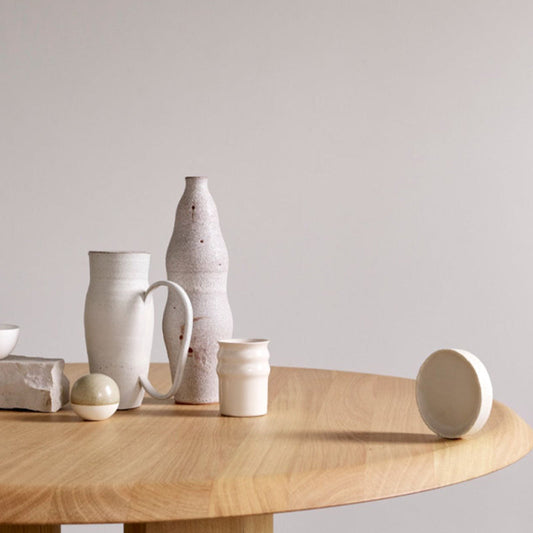 Tavolo da pranzo in legno massiccio tavolo da pranzo rotondo moderno per casa