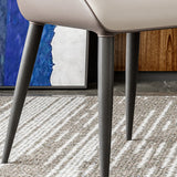 Contemporary Dining Chairs Wingback Dining Arm Side Chair with Metal Legs Clearhalo 'Dining Chairs' 'Dining Tables & Seating' 'dining_chair' 'furn' 'furn_dining_chair' 'Furniture' 'Kitchen & Dining Furniture' 5709564