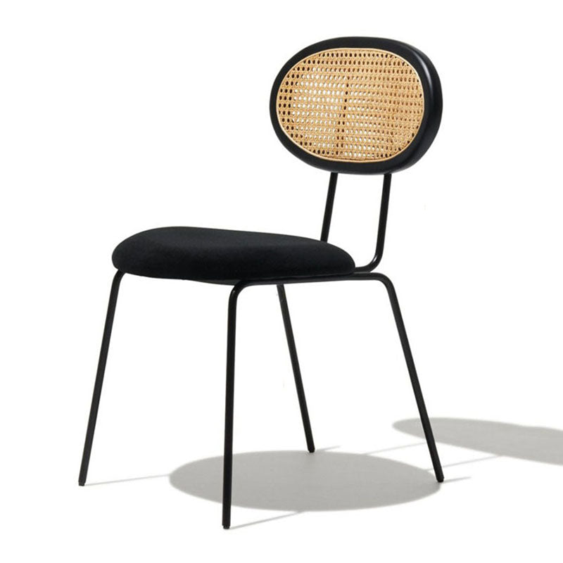 Fabric Dining Chairs Industrial Style Open Back Dining Side Chair Clearhalo 'Dining Chairs' 'Dining Tables & Seating' 'dining_chair' 'furn' 'furn_dining_chair' 'Furniture' 'Kitchen & Dining Furniture' 5709589