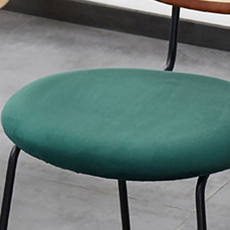 Fabric Dining Chairs Industrial Style Open Back Dining Side Chair Clearhalo 'Dining Chairs' 'Dining Tables & Seating' 'dining_chair' 'furn' 'furn_dining_chair' 'Furniture' 'Kitchen & Dining Furniture' 5709596