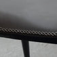 Faux Leather Dining Chairs Industrial Wingback Armless Dining Chair