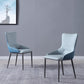 Contemporary Kitchen Chairs Dining Arm Side Chairs with Metal Legs