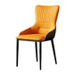 Contemporary Kitchen Chairs Dining Arm Side Chairs with Metal Legs