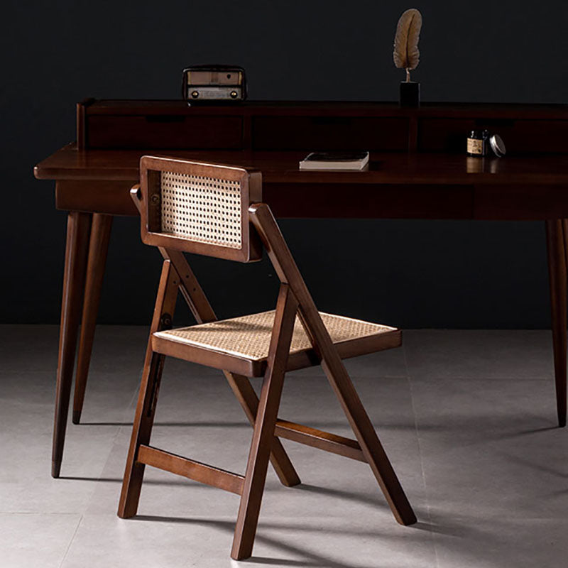 Contemporary Kitchen Chairs Dining Open Back Armless Side Chairs with Wooden Legs Clearhalo 'Dining Chairs' 'Dining Tables & Seating' 'dining_chair' 'furn' 'furn_dining_chair' 'Furniture' 'Kitchen & Dining Furniture' 5709793