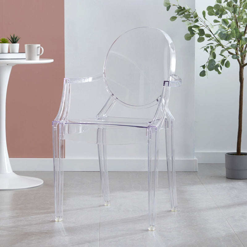 King Louis Back Chair Scandinavian Acryl Dining Kitchen Room fauteuil fauteuil