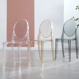 King Louis Back Chair Scandinavian Acryl Dining Kitchen Room fauteuil fauteuil