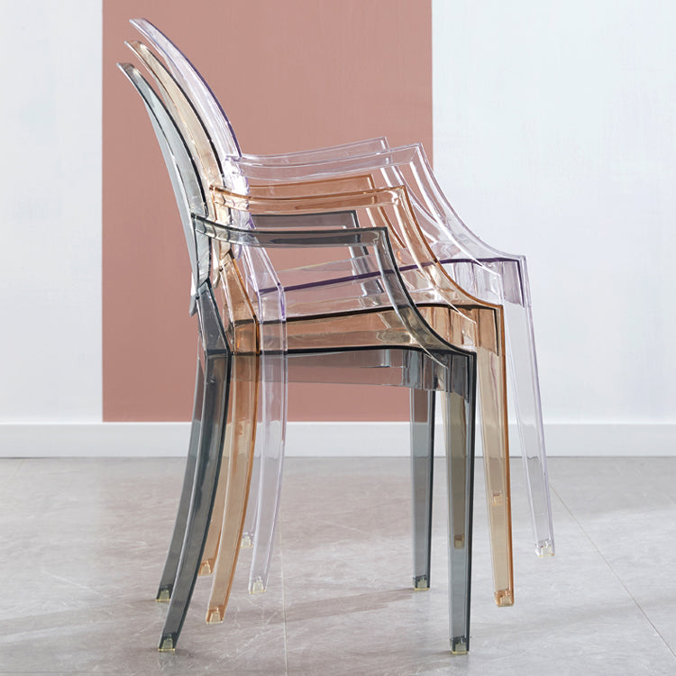 King Louis Back Chair Scandinavian Acryl Dining Kitchen Room fauteuil fauteuil