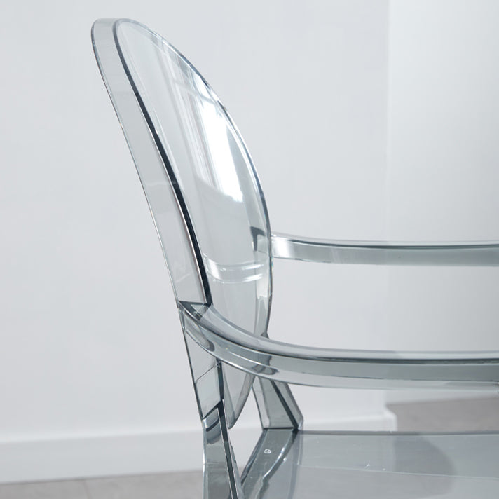 King Louis Back Chair Scandinavian Acryl Dining Kitchen Room fauteuil fauteuil