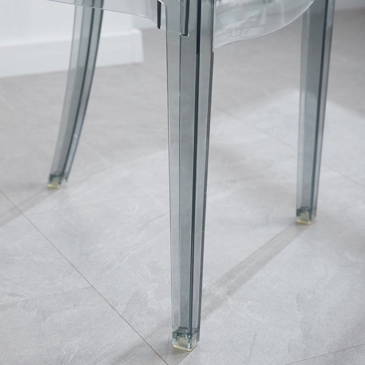 King Louis Back Chair Scandinavian Acryl Dining Kitchen Room fauteuil fauteuil