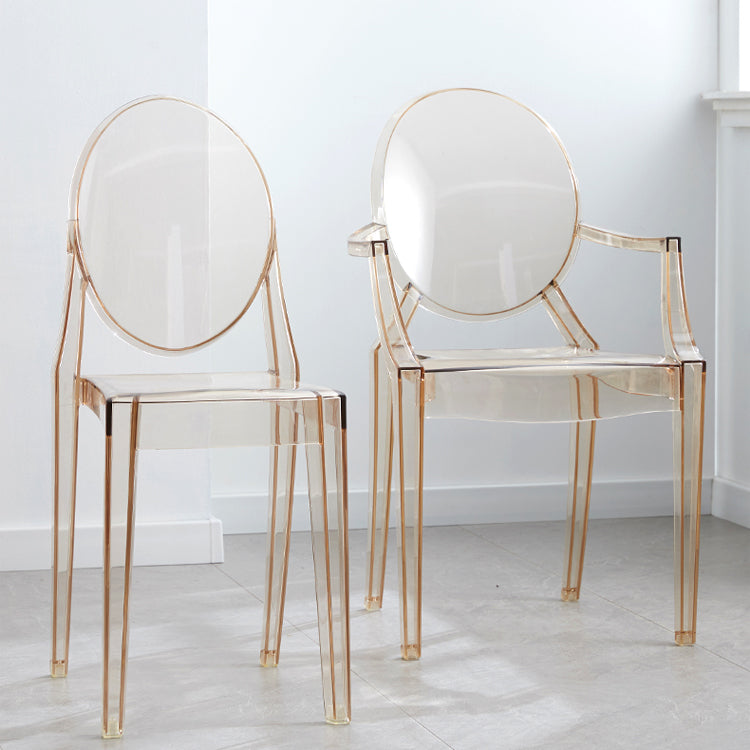 King Louis Back Chair Scandinavian Acryl Dining Kitchen Room fauteuil fauteuil