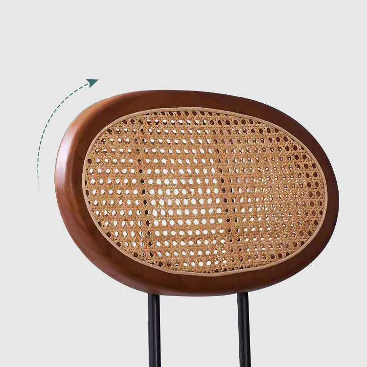 Upholstered Side Chairs Industrial Armless Open Back Dining Side Chair Clearhalo 'Dining Chairs' 'Dining Tables & Seating' 'dining_chair' 'furn' 'furn_dining_chair' 'Furniture' 'Kitchen & Dining Furniture' 5709873