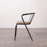 Contemporary Chairs Dining Arm Windsor Back Side Chairs with Metal Legs for Kitchen Clearhalo 'Dining Chairs' 'Dining Tables & Seating' 'dining_chair' 'furn' 'furn_dining_chair' 'Furniture' 'Kitchen & Dining Furniture' 5709931