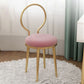 Scandinavian Open Back Armless Dining Chairs Upholstered Side Chairs