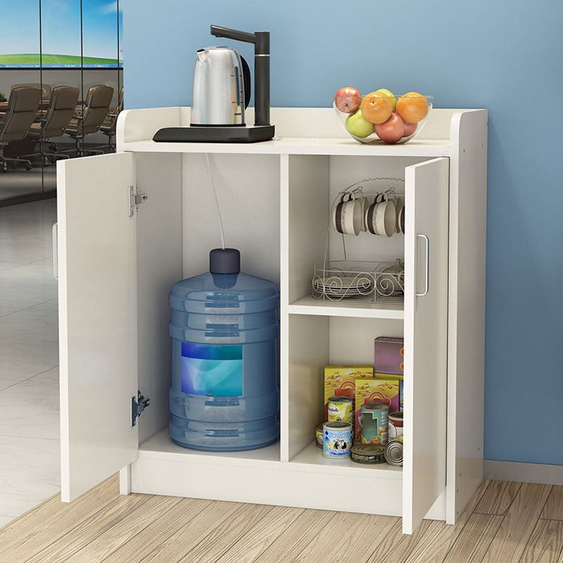 Moderner technischer Holz Sideboard Esszimmer 33 "H 2 Türen Buffet Server