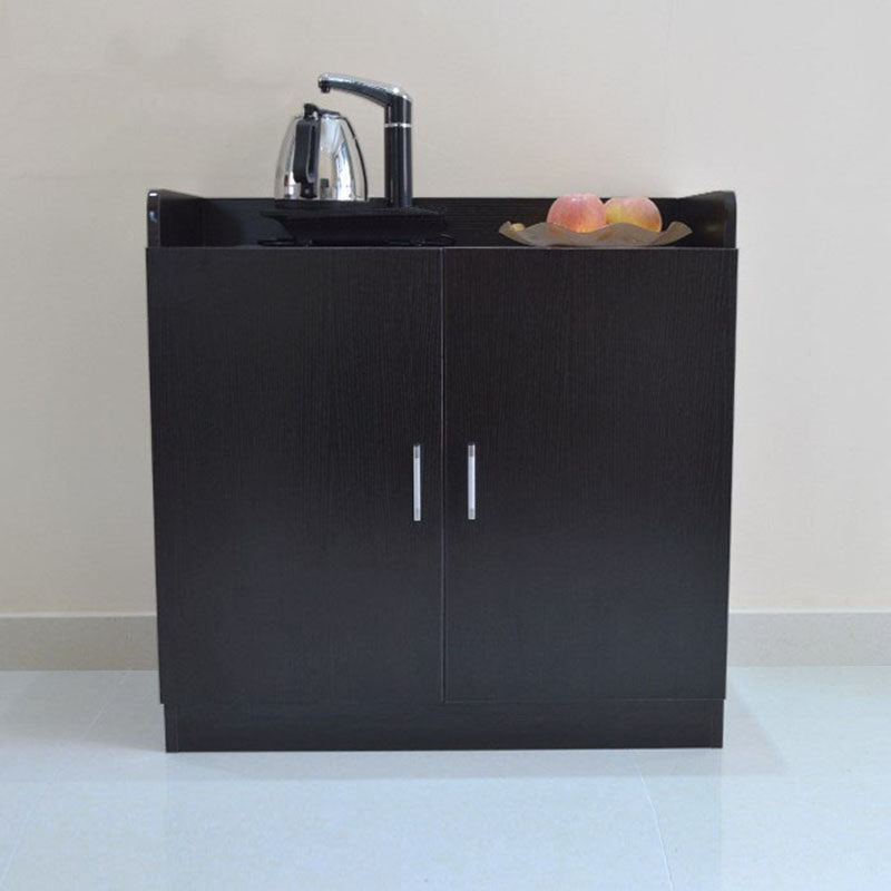 Moderner technischer Holz Sideboard Esszimmer 33 "H 2 Türen Buffet Server