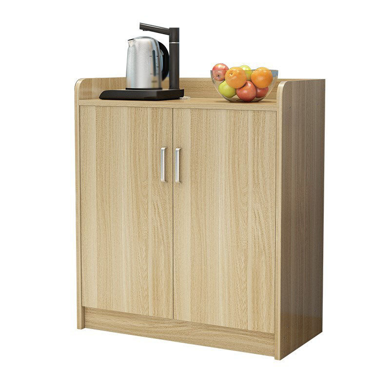 Moderner technischer Holz Sideboard Esszimmer 33 "H 2 Türen Buffet Server