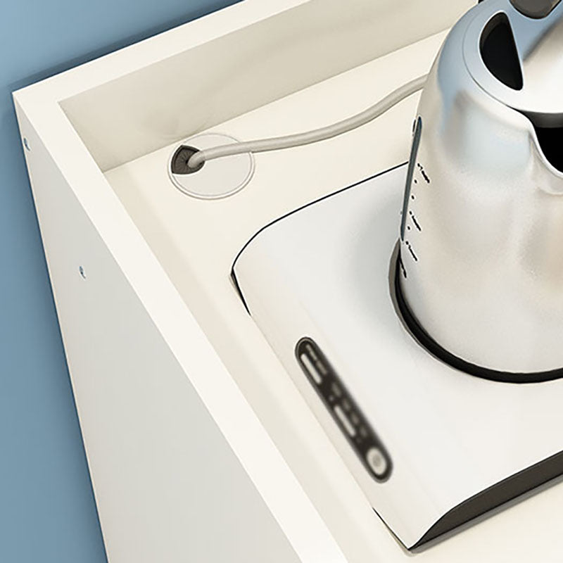 Moderner technischer Holz Sideboard Esszimmer 33 "H 2 Türen Buffet Server