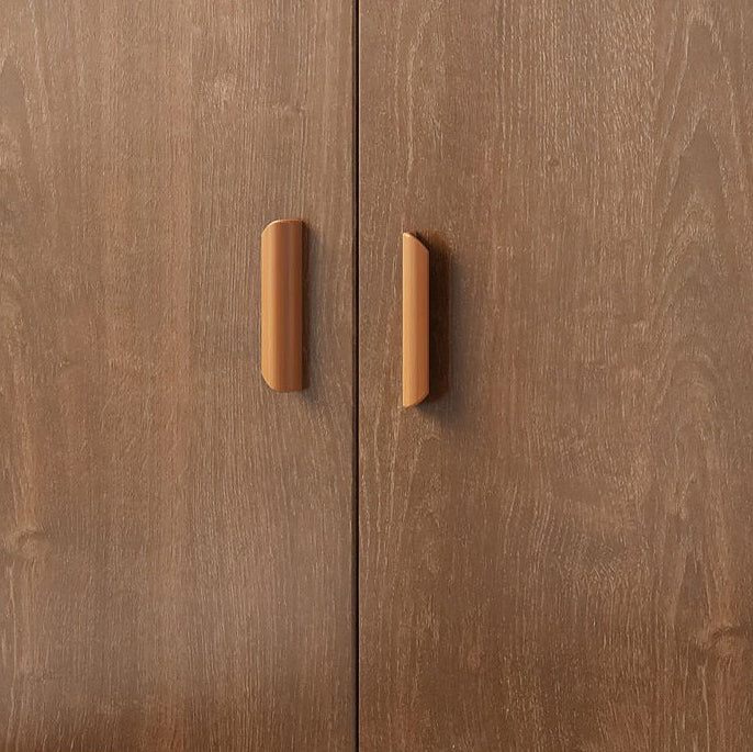 Server a buffet da 71,6 "moderni in legno ingegnerizzato con porte di vetro