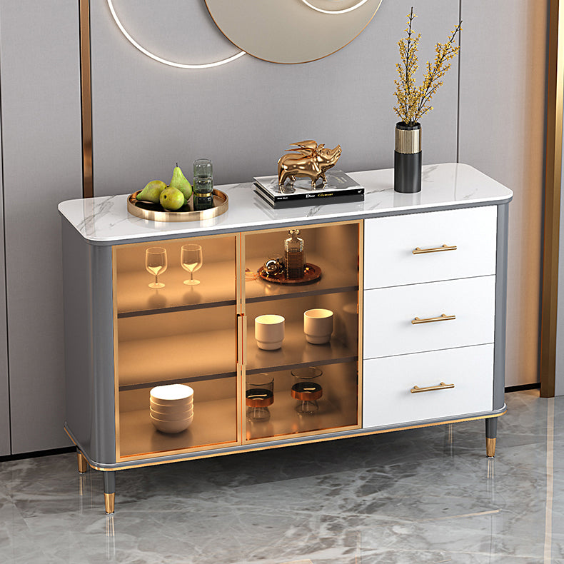 Glam Dining Room Sideboard Cassetti da tavolo e sideboard