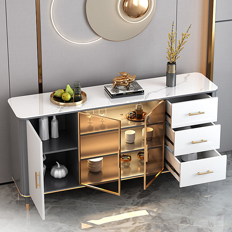 Glam Dining Room Sideboard Cassetti da tavolo e sideboard
