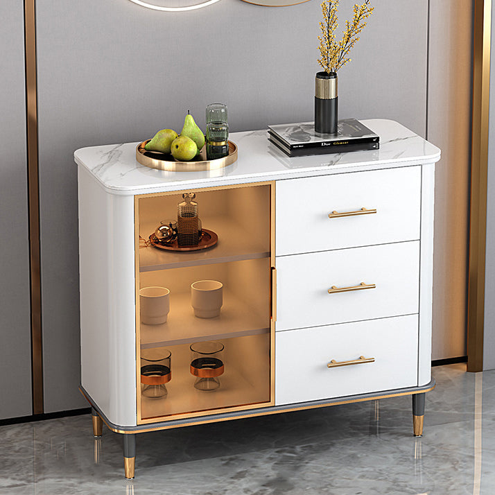 Glam Dining Room Sideboard Cassetti da tavolo e sideboard