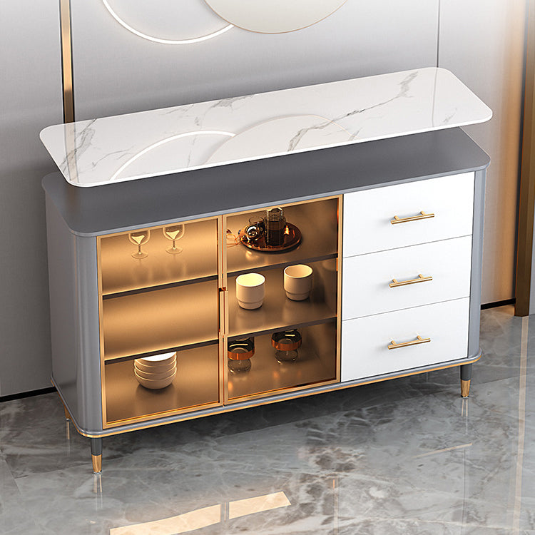 Glam Dining Room Sideboard Cassetti da tavolo e sideboard