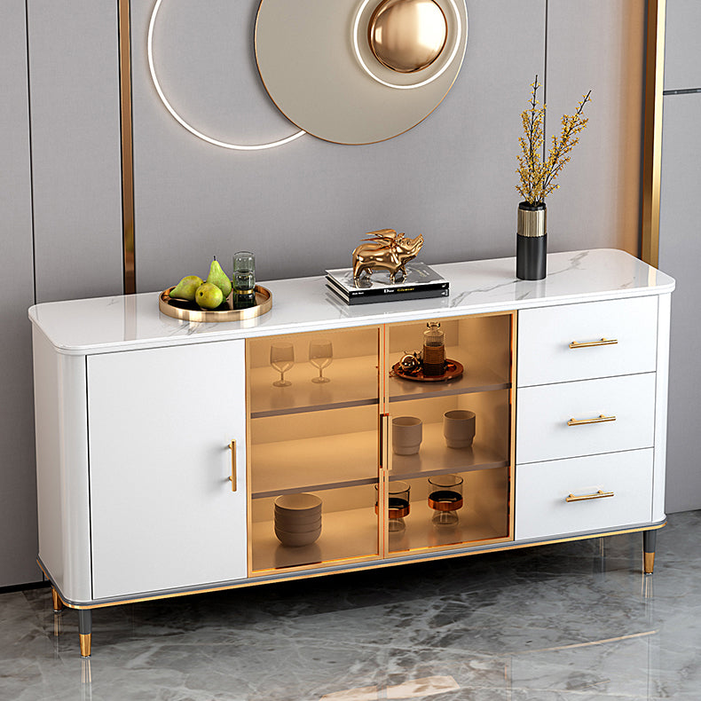 Glam Dining Room Sideboard Cassetti da tavolo e sideboard