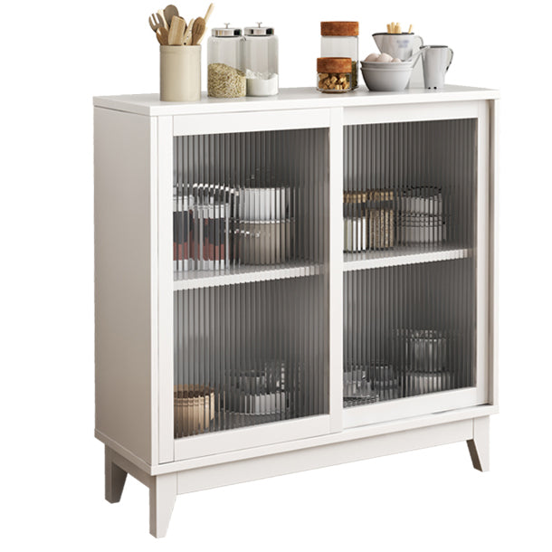 Sideboard in stile glam Sidebocchetto scorrevole in vetro per sala da pranzo