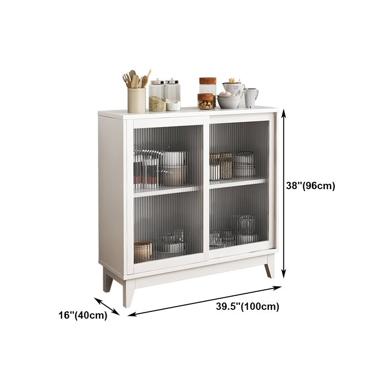 Sideboard in stile glam Sidebocchetto scorrevole in vetro per sala da pranzo