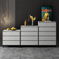 Mobile sideboard del soggiorno in legno moderno moderno server buffet con cassetto