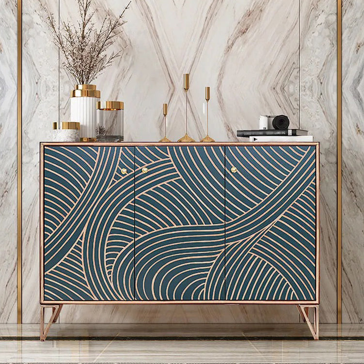 Sala da pranzo glam buffet server server legno buffet server con archiviazione