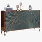 Sala da pranzo glam buffet server server legno buffet server con archiviazione